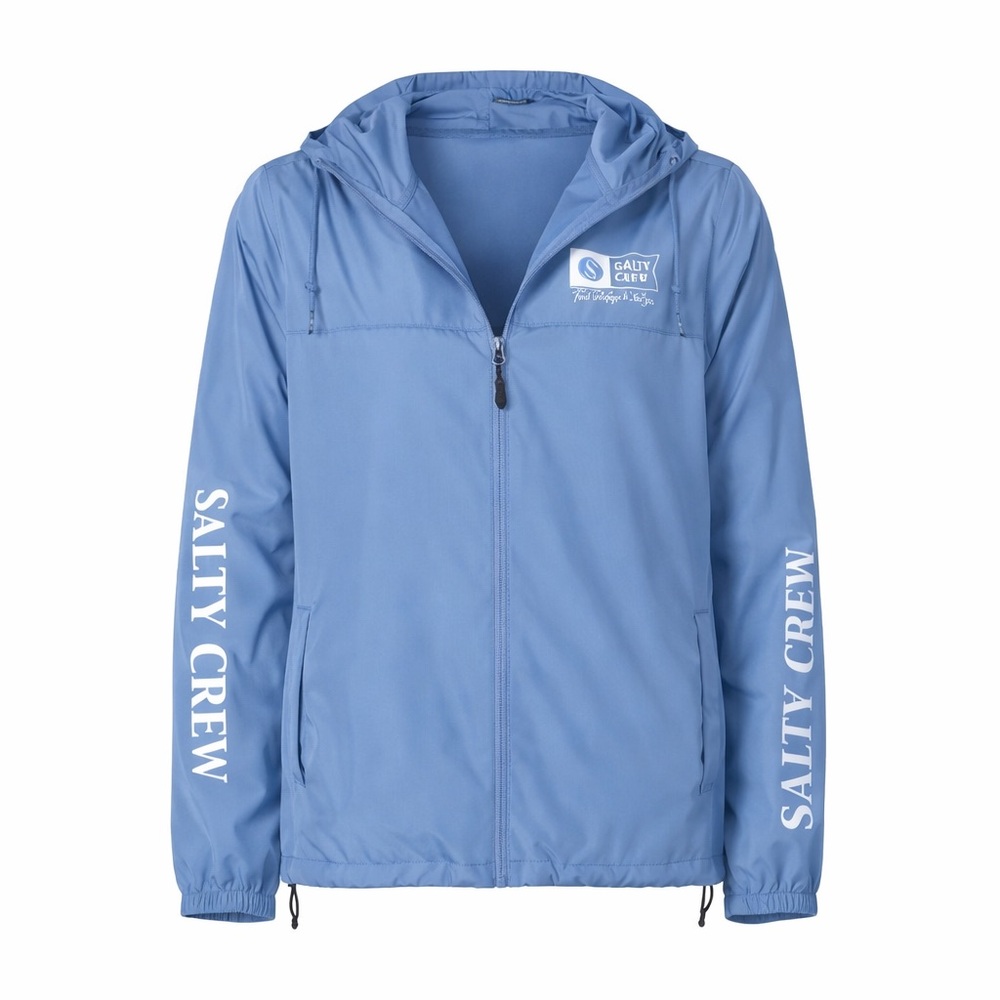 Salty Crew Light Blue Hooded Jacket